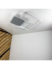 Світильник LED smart TRIO+пульт 80W 3000-6000K IP20 квадрат