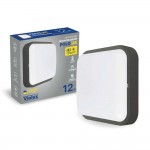 Світильник LED Violux ДББ POLO UA антрацит MW sensor 12W 5000K IP54 ( 243443 )