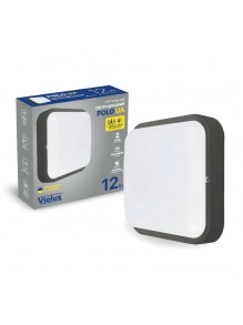 Світильник LED Violux ДББ POLO UA антрацит MW sensor 12W 5000K IP54