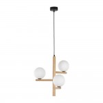 Світильник підвісний TK-lighting ESTERA WOOD G9 3х6Вт IP20 чорний ( 6799 )