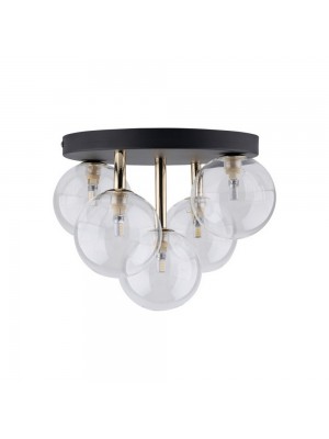 Світильник стельовий TK-lighting NILOS G9 5х6Вт IP20 чорно-золотий