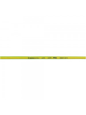 Термоусадочная трубка 6,0 / 3,0 PRO желто-зеленая АСКО