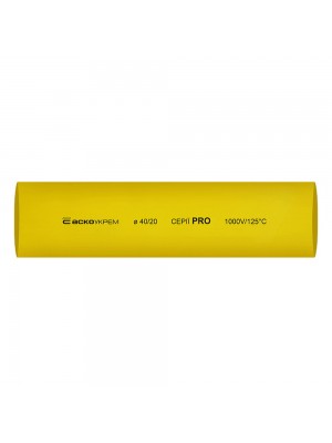 Термоусадочная трубка 40,0 / 20,0 PRO желтая АСКО