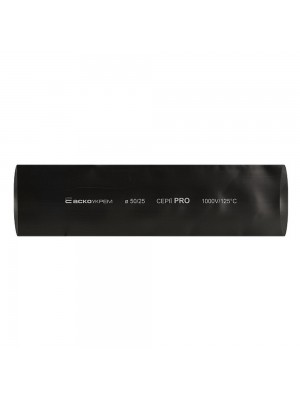 Термоусадочная трубка 50,0 / 25,0 PRO черная АСКО