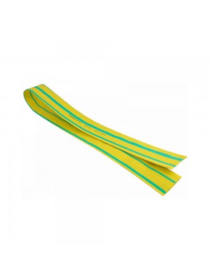 Термоусадочная трубка 30,0 / 15,0 желто-зеленая АСКО