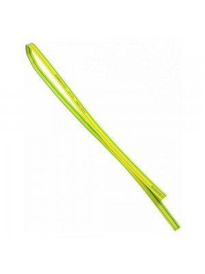 Термоусадочная трубка 7,0 / 3,5 желто-зеленая АСКО