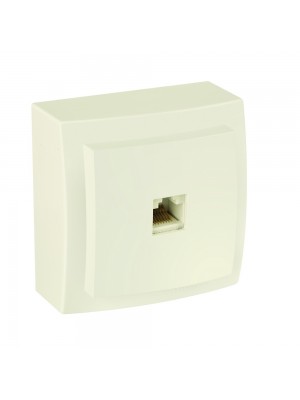 Розетка Nilson Themis кремова комп'ютерна  CAT5e RJ45