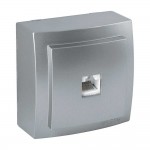 Розетка Nilson Themis срібло комп'ютерна  CAT5e ( 26131044 )