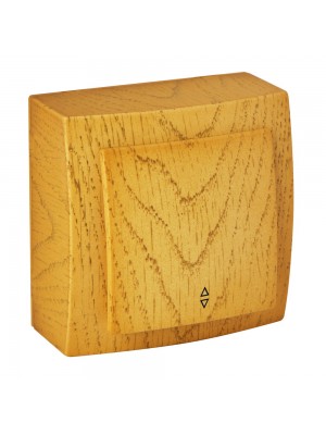 Вимикач Nilson Themis дуб 1кл прохідний