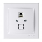 Розетка Nilson Thor біла комп'ютерна  CAT5e RJ45 ( 27111044 )