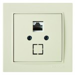 Розетка Nilson Thor кремова комп'ютерна CAT5e RJ45 ( 27121044 ) Розетка Nilson Thor кремова комп'ютерна CAT5e RJ45 ( 27121044 )