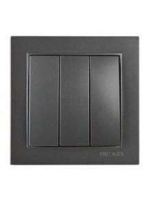 Выключатель Nilson Thor антрацит 3кл
