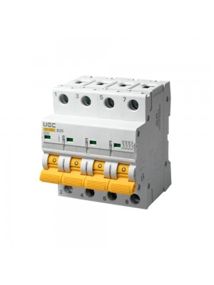Автоматичний вимикач UEC SB-M8 4P 25A D 4,5кA