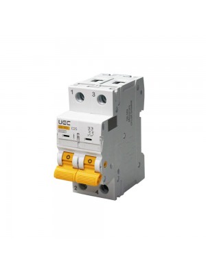 Автоматический выключатель UEC SB-M9 2P 25A C 6кA