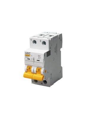 Автоматический выключатель UEC SB-M9 2P 1A C 6кA