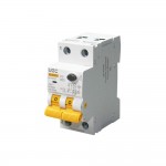 Автомат диференційного захисту SB-R9NE 2P C 16A 30mA Tип AC 6kA UEC( RCBO60-2-016-C-030-AC )