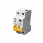 Автомат диференційного захисту SB-R9NE 2P C 25A 10mA Tип AC 6kA UEC( RCBO60-2-025-C-010-AC )