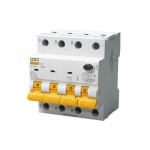 Автомат диференційного захисту SB-R9NE 4P C 6A 10mA Tип AC 6kA UEC( RCBO60-4-006-C-010-AC )
