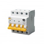 Автомат диференційного захисту SB-R9NE 4P C 16A 10mA Tип AC 6kA UEC( RCBO60-4-016-C-010-AC )
