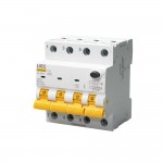 Автомат диференційного захисту SB-R9NE 4P C 10A 30mA Tип A 6kA UEC( RCBO60-4-010-C-030-A )