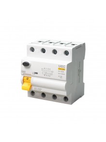 Устройство защитного отключения SB-L9M 4P 32A 30mA Тип AC 6kA UEC