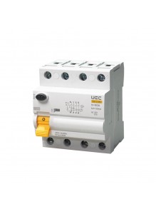 Устройство защитного отключения SB-L9M 4P 80A 30mA Тип AC 6kA UEC