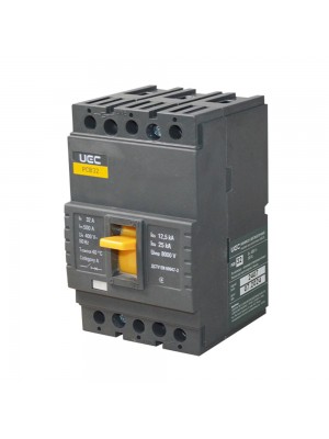 Автоматичний вимикач PCB32 3Р 32А 25кА UEC