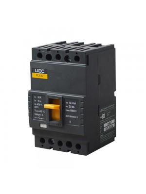 Автоматичний вимикач PCB32 3Р 63А 25кА UEC