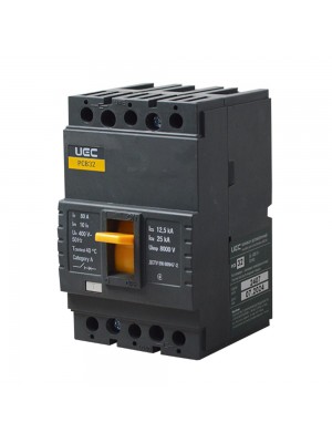 Автоматичний вимикач PCB32 3Р 80А 25кА UEC