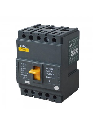 Автоматичний вимикач PCB33 3Р 125А 35кА UEC