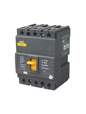 Автоматичний вимикач PCB33 3Р 40А 35кА UEC