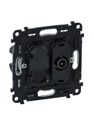 Механізм розетки TV+RJ45 CAT6e UTP Valena In'Matic