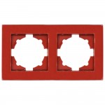 Рамка ELBI VEGA Colorline бордова 2-на (510-012210-226)