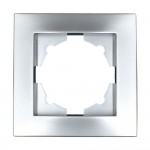 Рамка ELBI VEGA Silverline сірий металік 1-на (510-011000-271)
