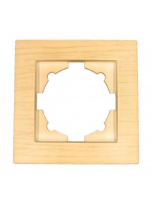 Рамка EL-BI VEGA Woodline клен 1-на