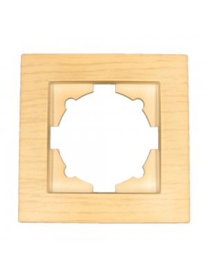 Рамка EL-BI VEGA Woodline клен 1-на