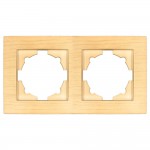 Рамка ELBI VEGA Woodline клен 2-на (510-012700-226)
