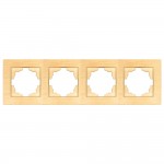 Рамка ELBI VEGA Woodline клен 4-на (510-012700-228)