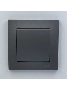 Вимикач EL-BI VEGA антрацит матовий 1-кл