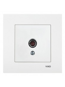 Розетка VI-KO Karre белая TV конечная