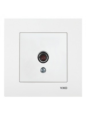 Розетка VI-KO Karre белая TV конечная