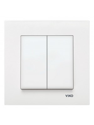 Выключатель VI-KO Karre белый 2кл