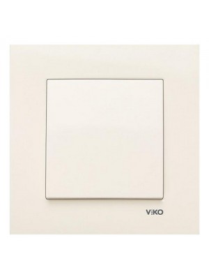 Выключатель VI-KO Karre кремовый 1кл