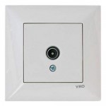 Розетка VI-KO Meridian біла TV прохідна ( 90970060-WH )
