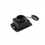 Розетка Violux каучук настенная с крышкой IP44 ( 930640 )
