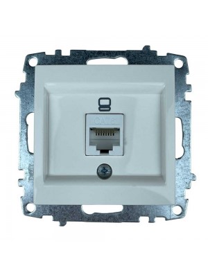 Розетка EL-BI ZENA біла комп'ютерна 1-на без рамки