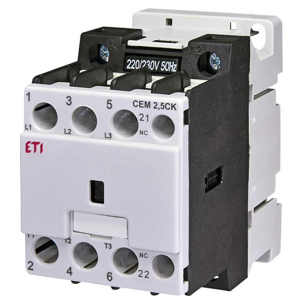 Контактор ЕТІ CEM 2,5CK.01 2,5кВар 400-440V ( 4643803 )