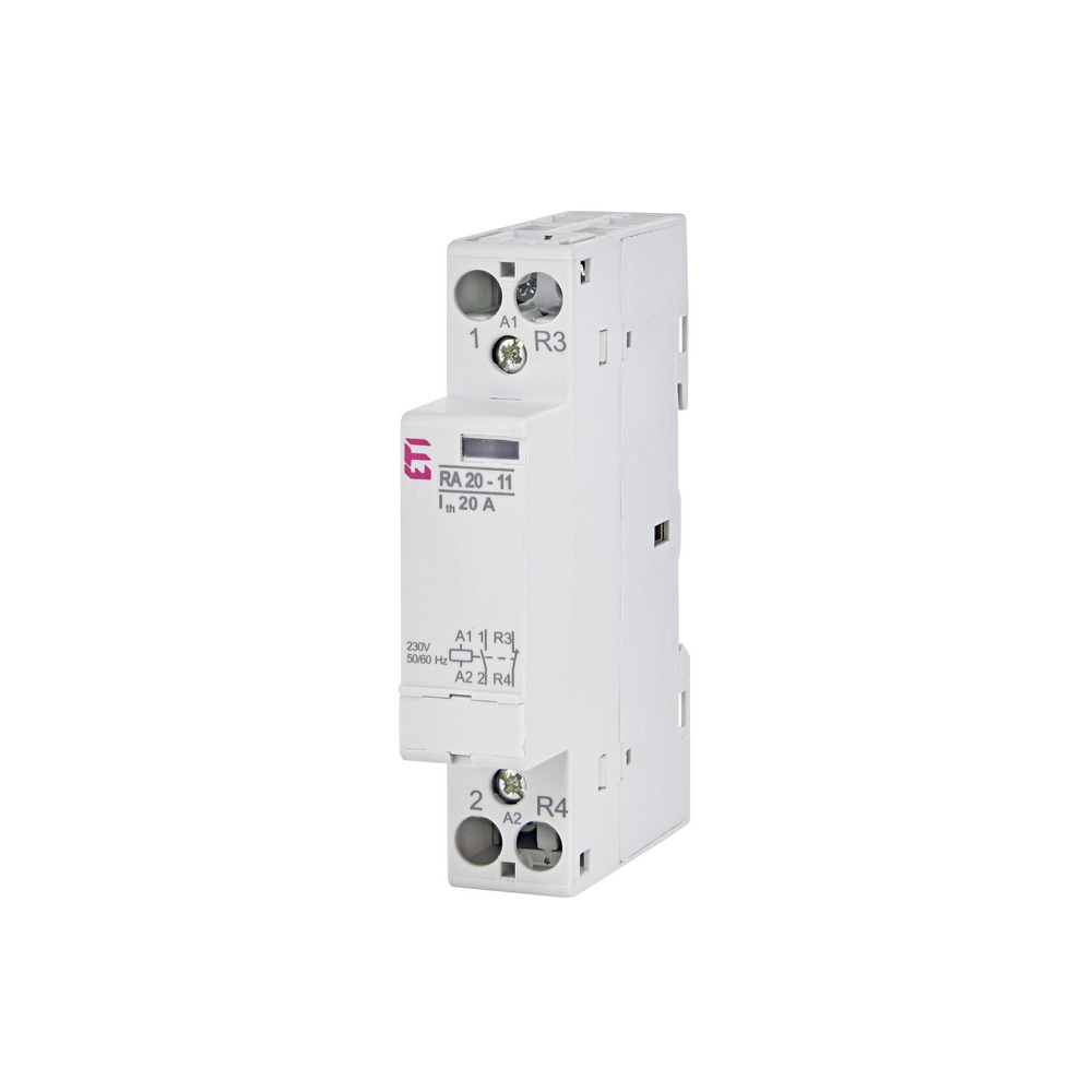 Контактор модульний ETI 2p 20А 230В AC RA 20-11 ( 2464097 )