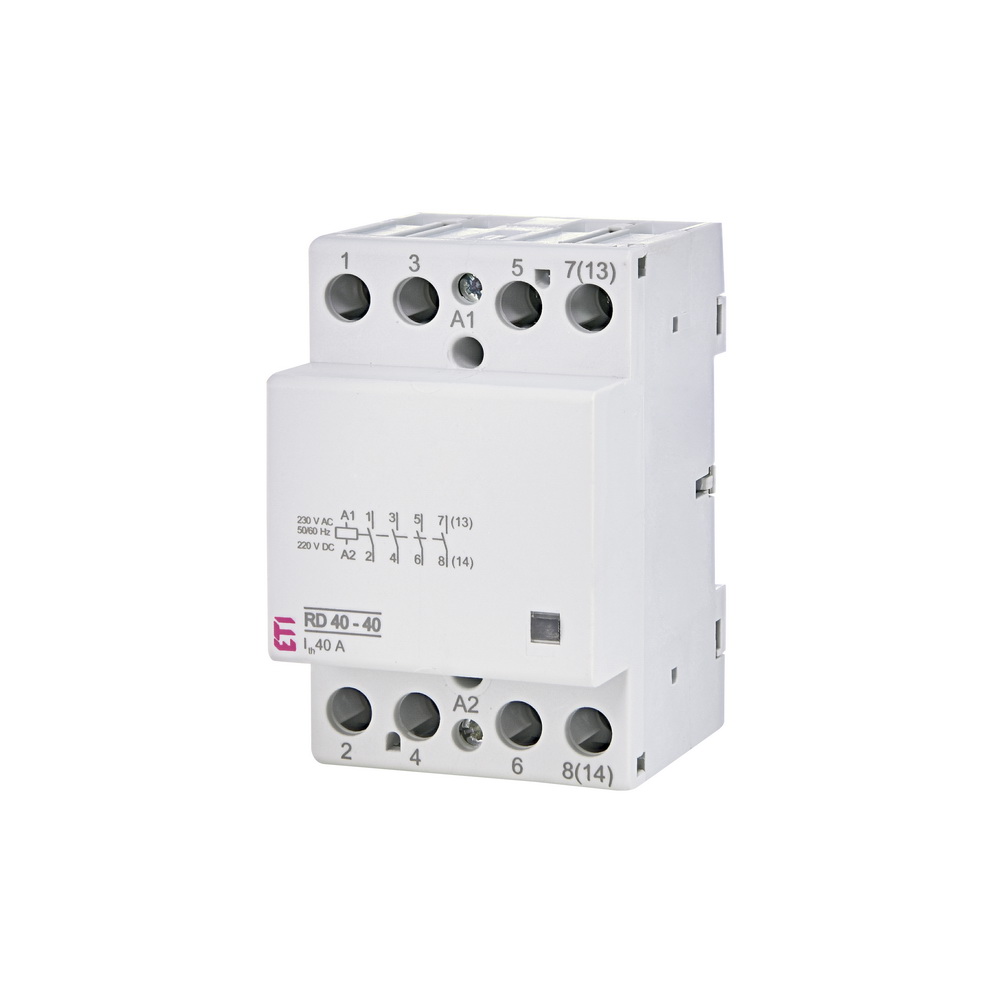 Контактор модульний ETI 4p 40А 230В AC/DC RD 40-40 ( 2464018 )