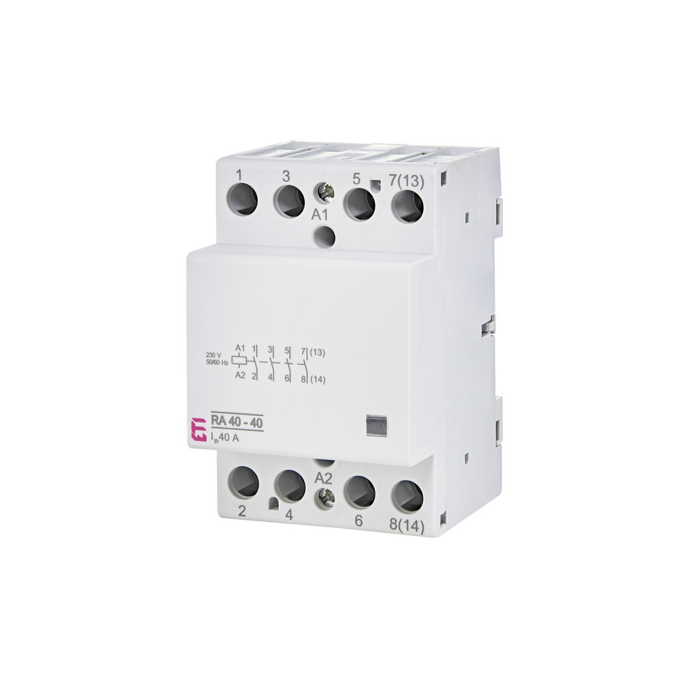 Контактор модульный ETI 4p 40А 230В AC RA 40-40 ( 2464095 )